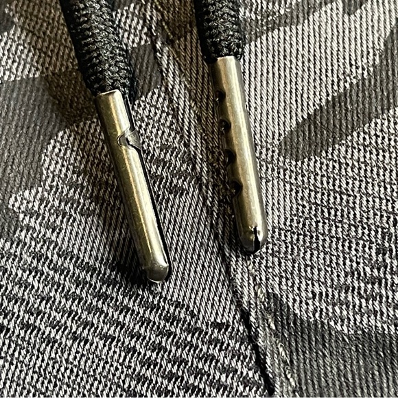 BEVY FLOG Shely Gray/Black Camo Drawstring Jogger Pants Size 25 - Picture 10 of 17